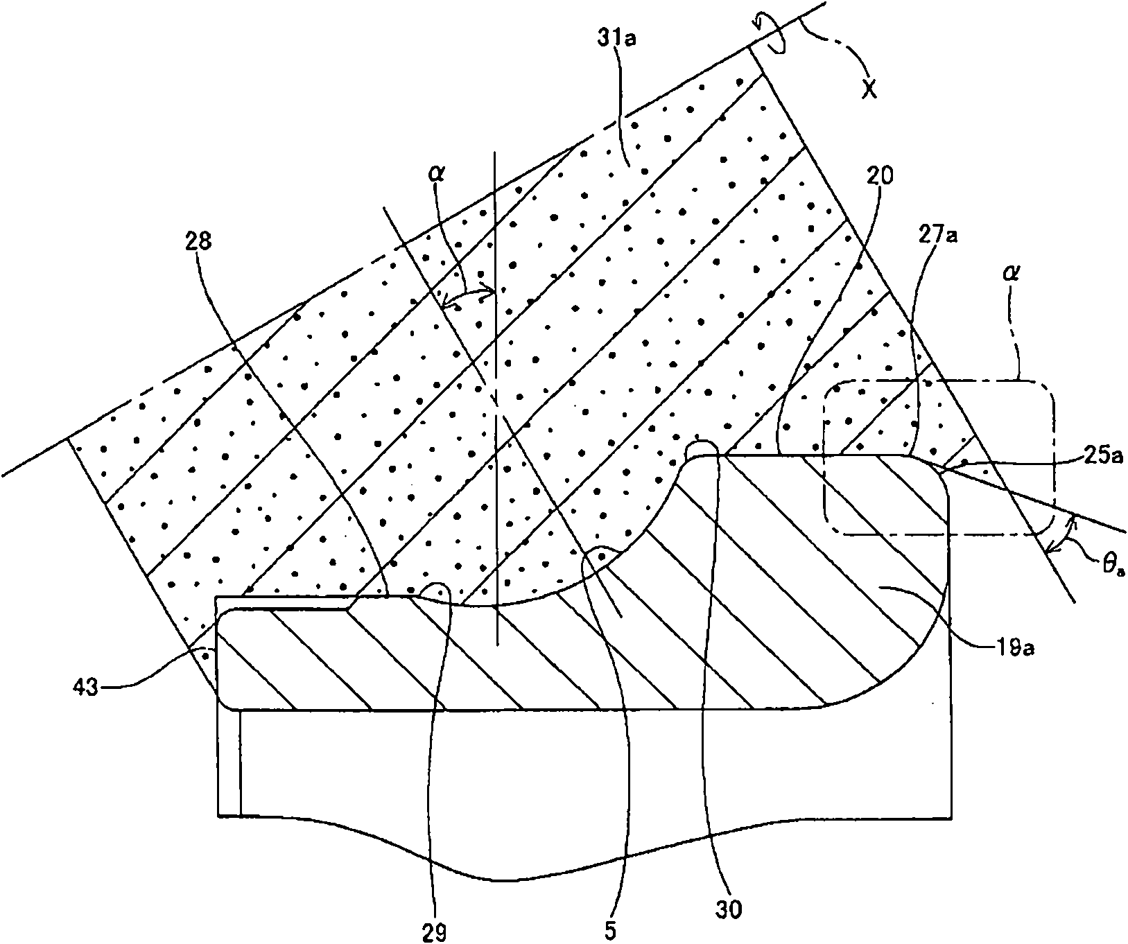 Rolling bearing unit with combination seal ring