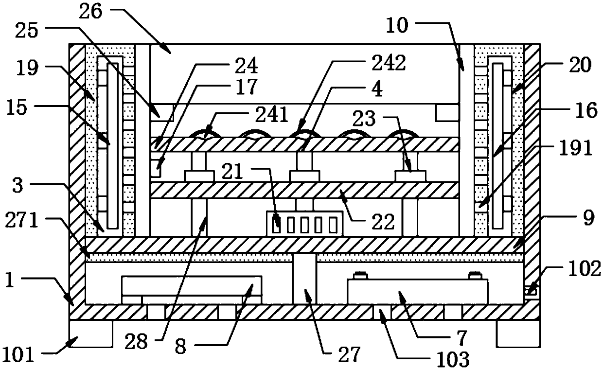 Insulin pen storage device with constant temperature and blending functions