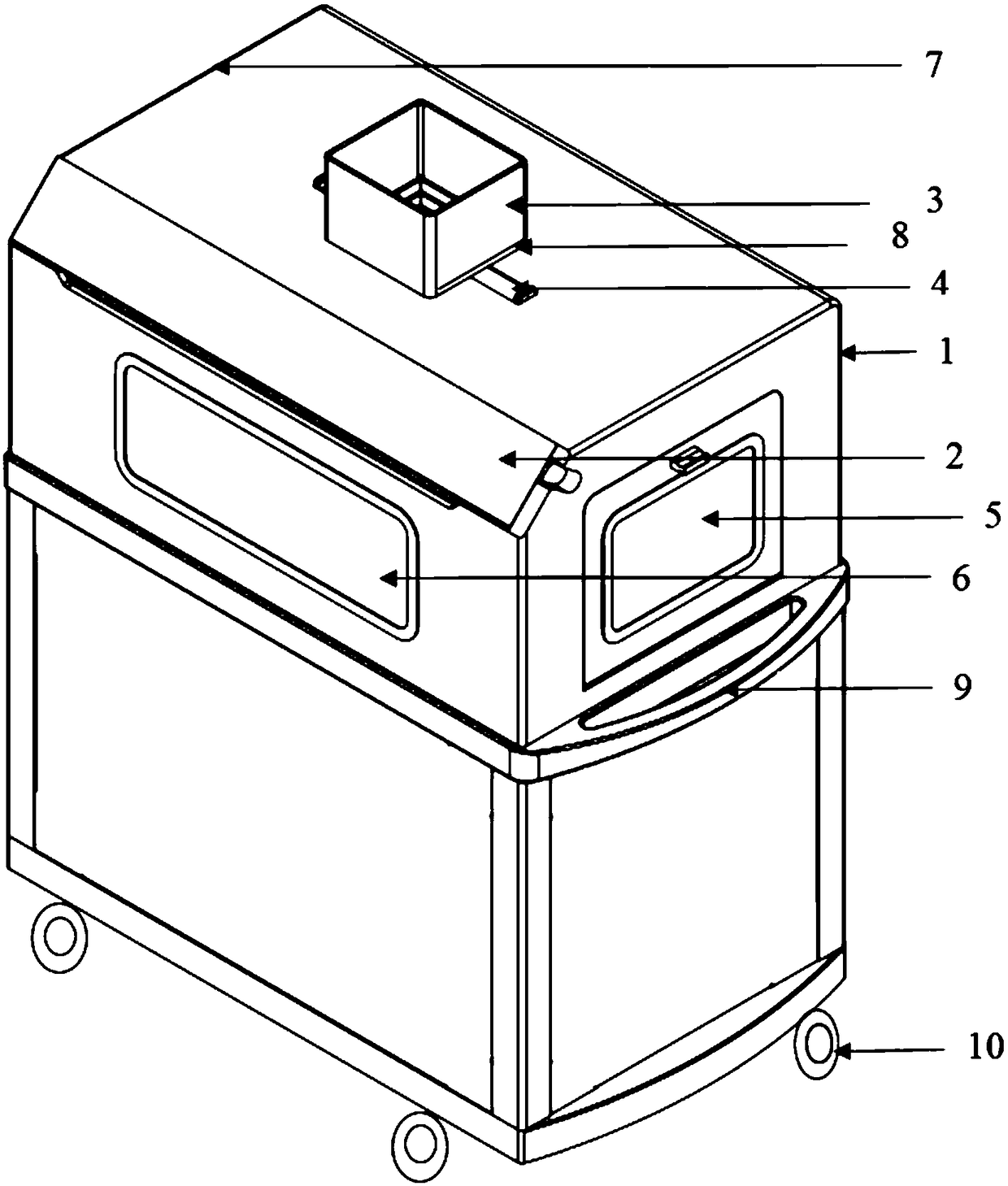 A radiation shield for an incubator