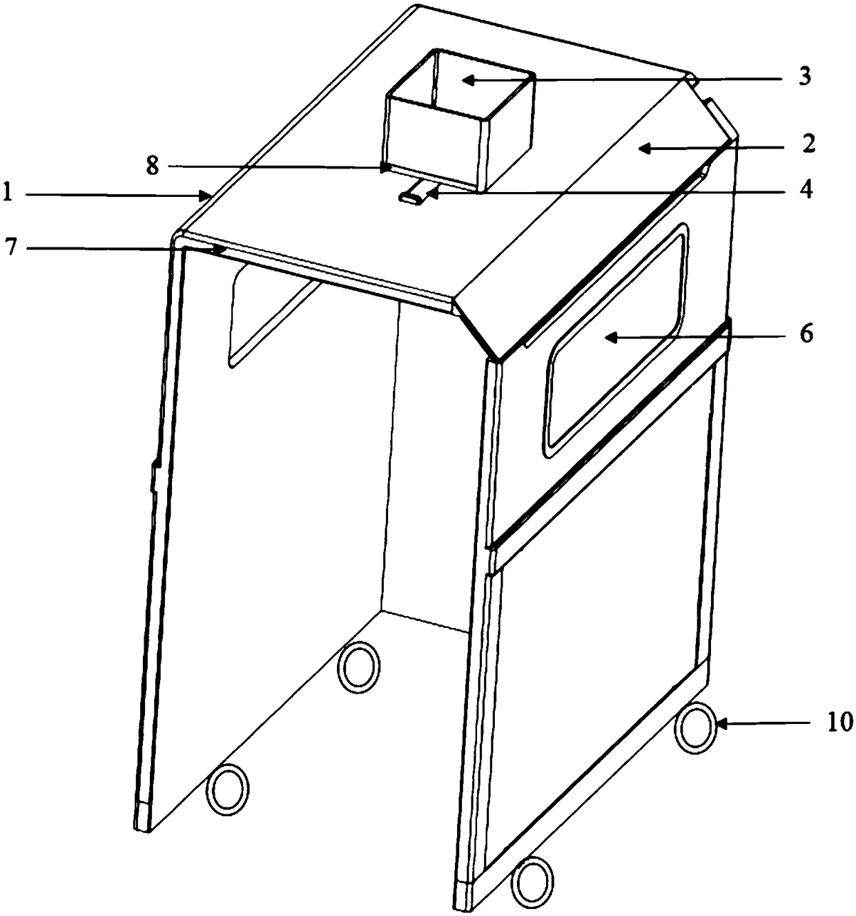 A radiation shield for an incubator