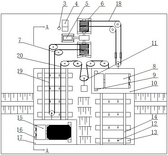 Large slope lifting device for strip mine dump truck