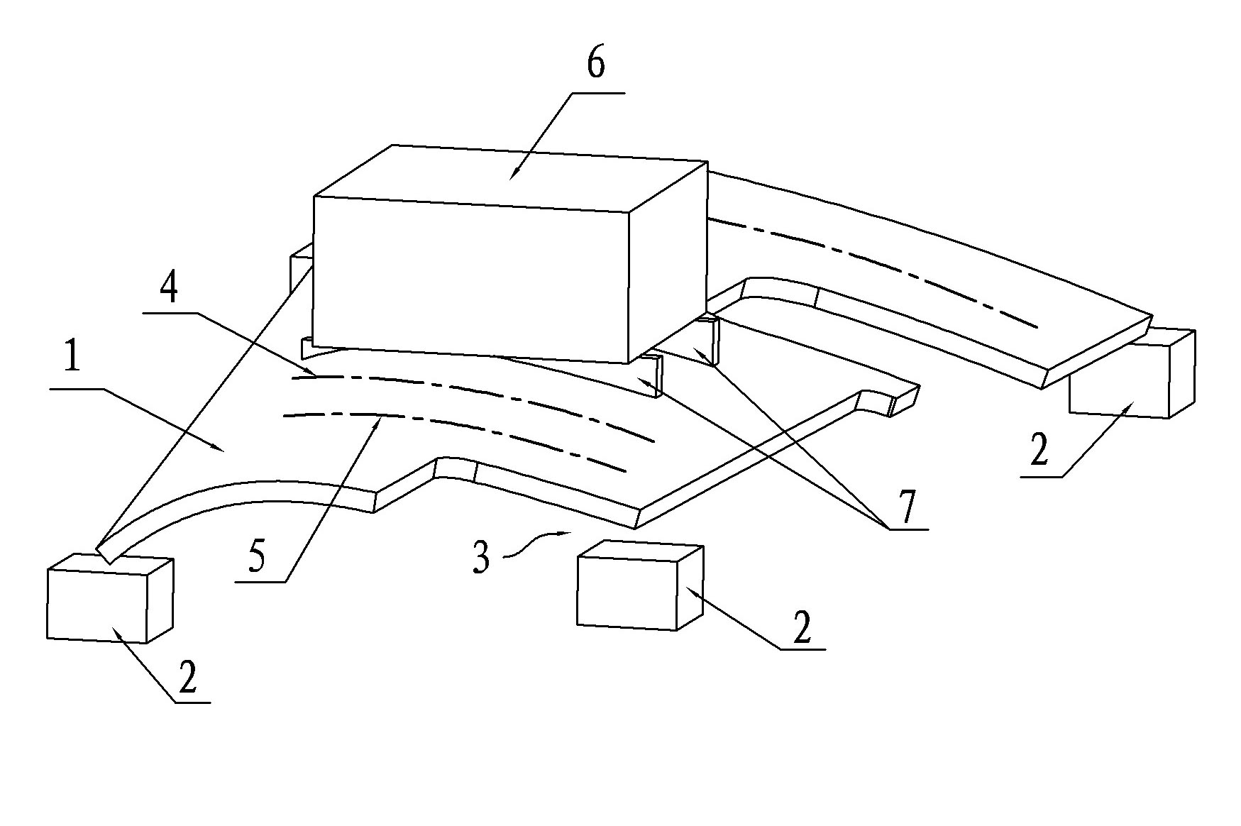 Flame correcting method for rudder horn shell plate