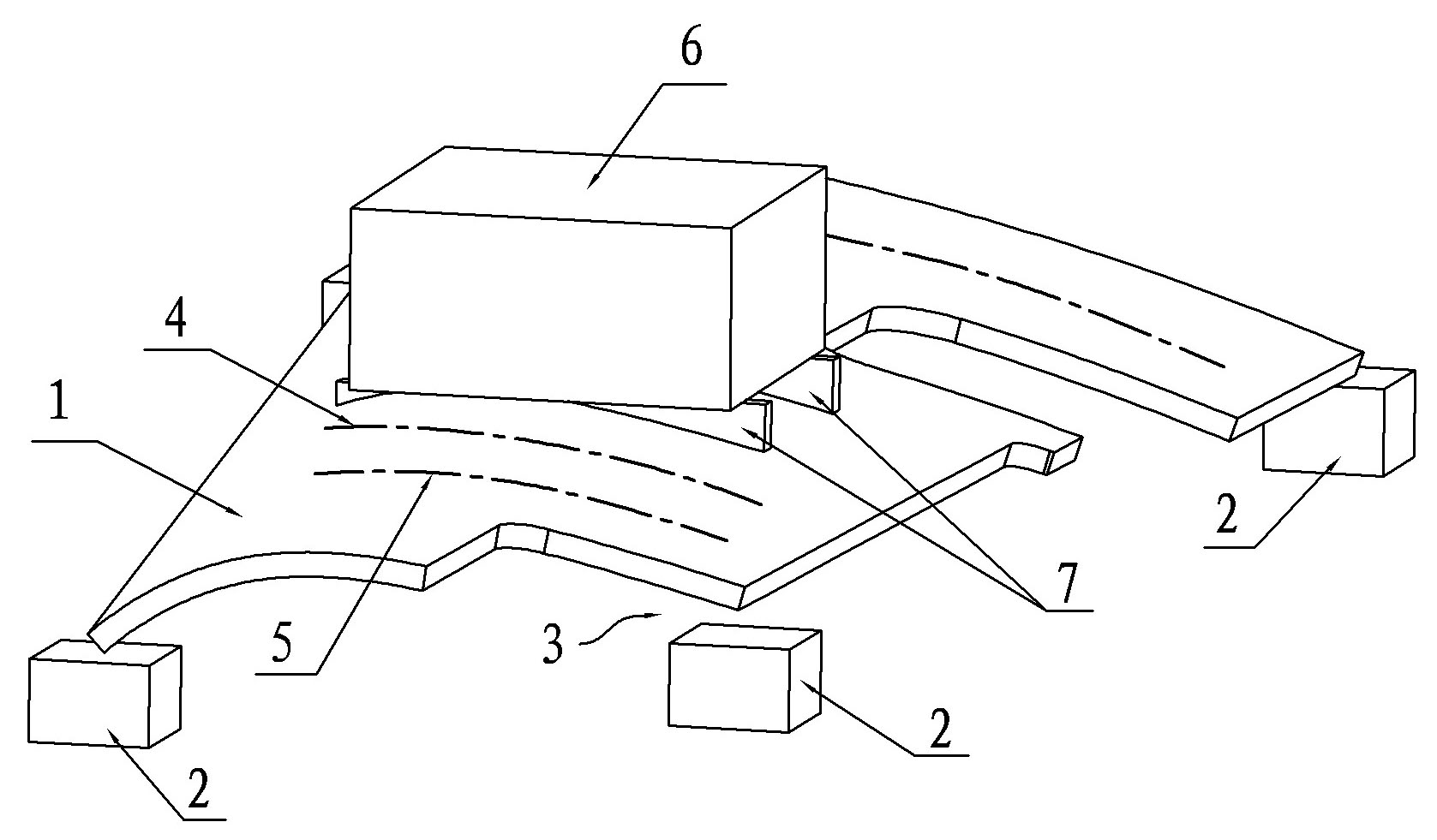 Flame correcting method for rudder horn shell plate