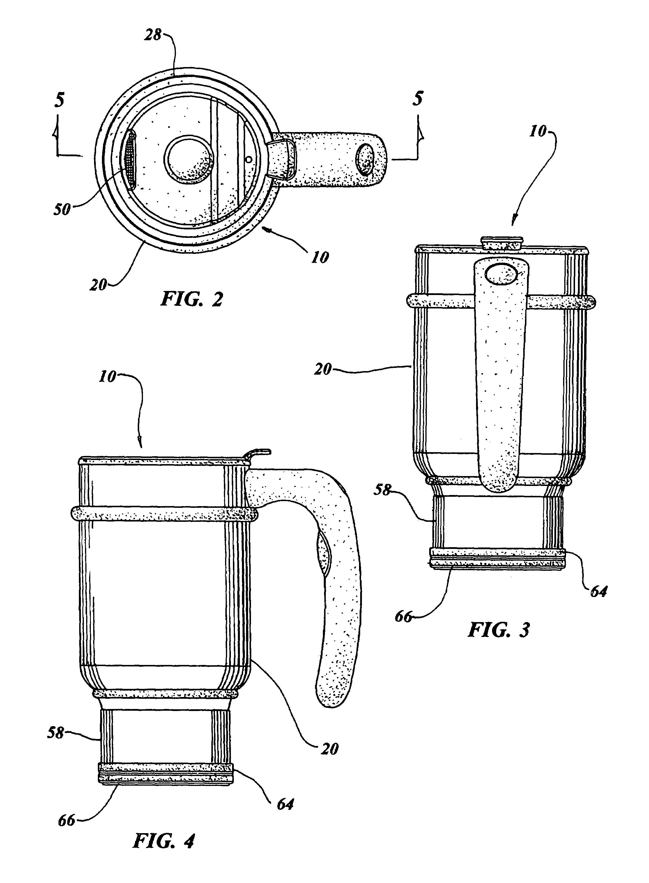 Beverage press mug with storage container