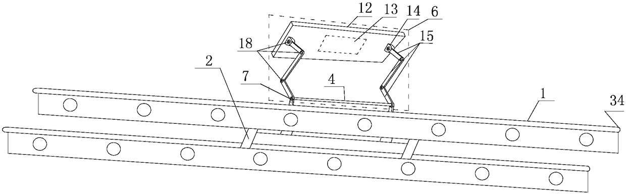 Automatic rainproof and snowproof laundry rack