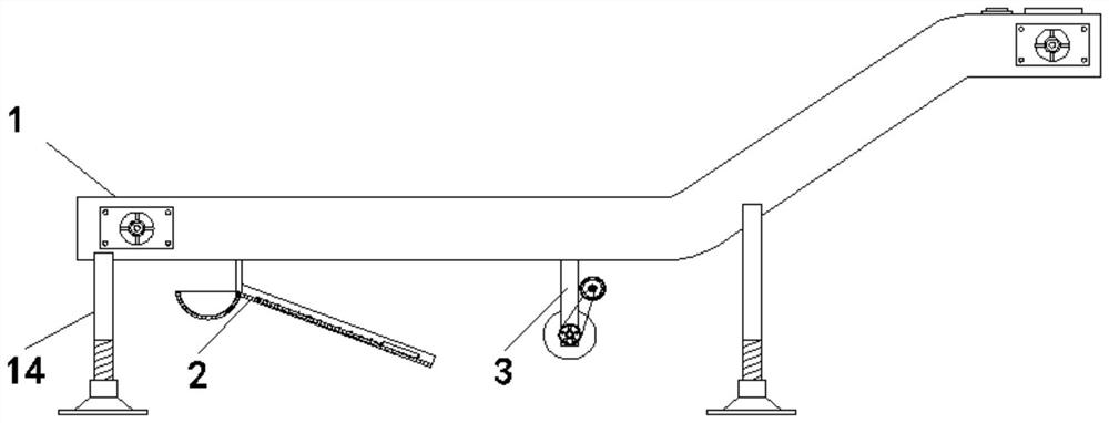 Magnetic chip removal machine