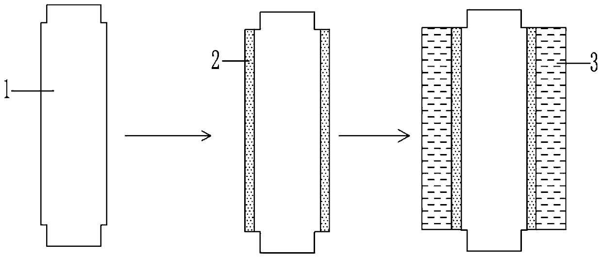 A kind of bimetallic cast-welded composite roll and its preparation method