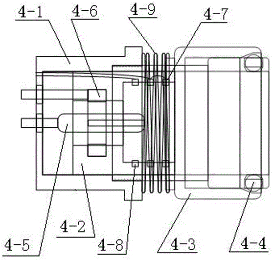 Ultrasonic transducer separable slip-ring type cable