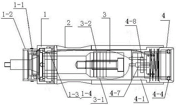 Ultrasonic transducer separable slip-ring type cable