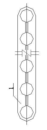 Bent-toothed sealing plate and stamping method