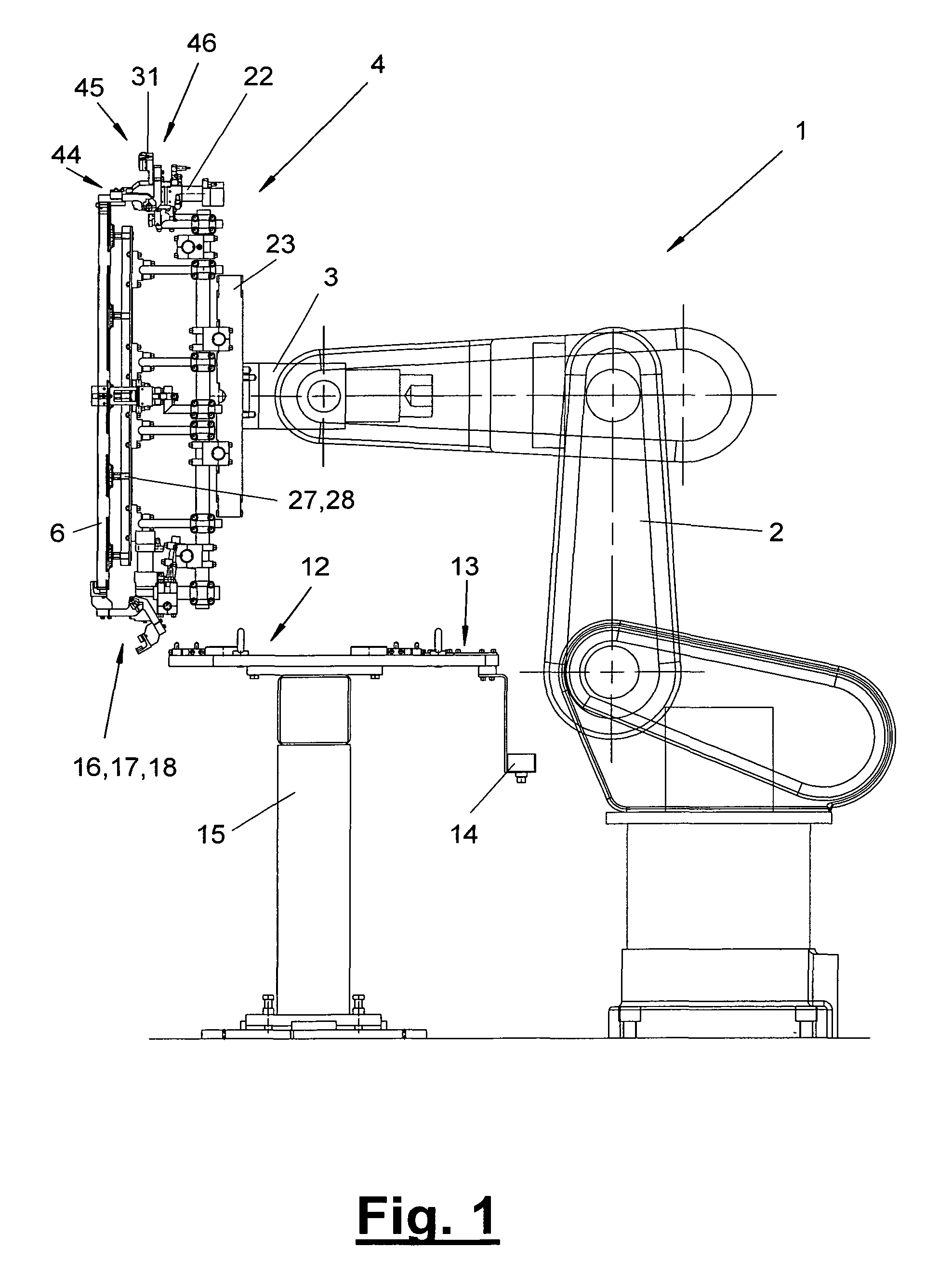 Connection process and framing device