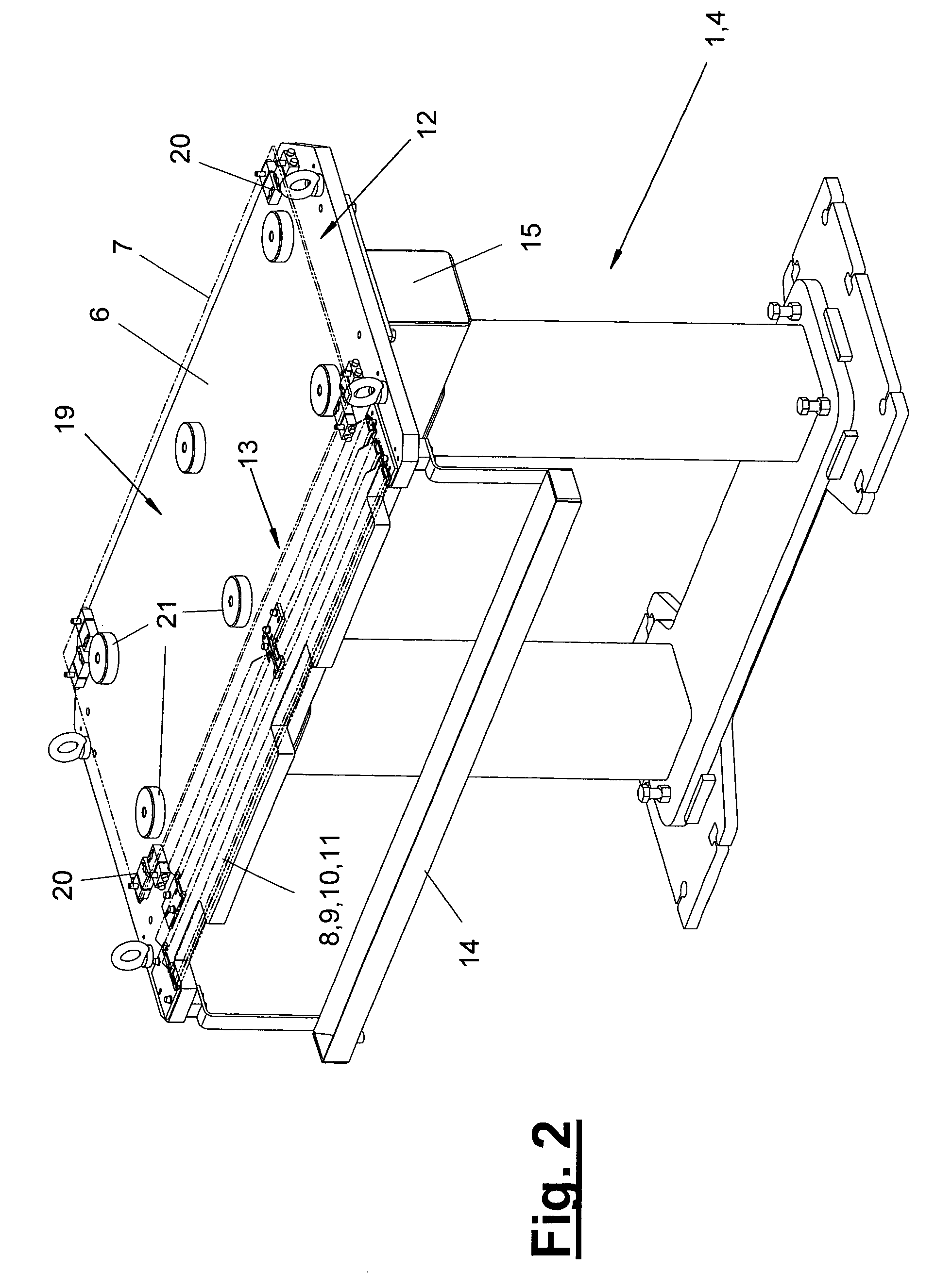 Connection process and framing device