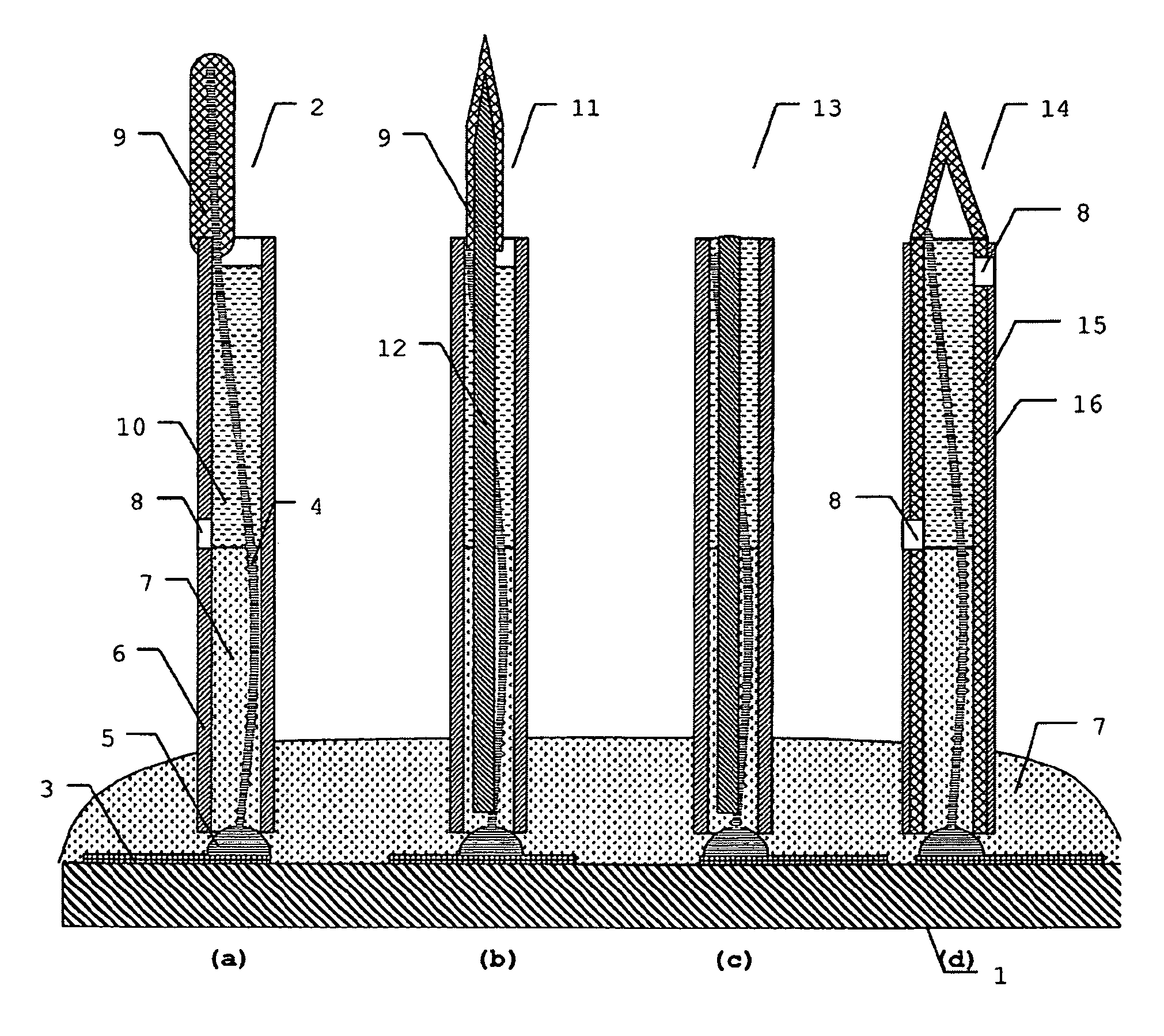 Biostable neuroelectrode