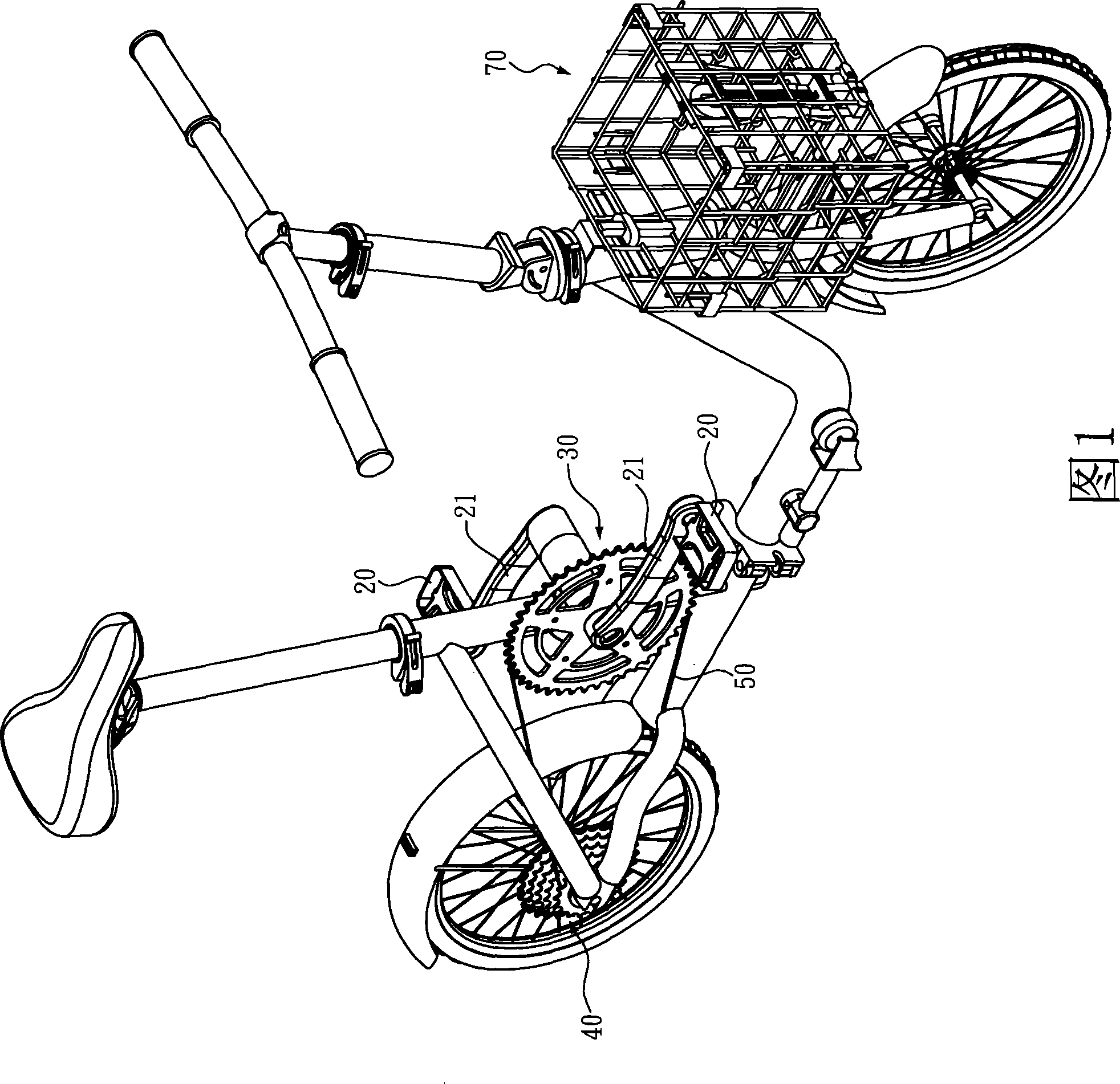 Neutral structure for bicycle