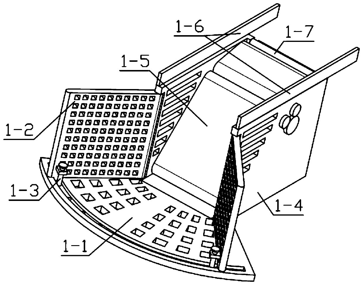 Hydraulic engineering channel cleaning device