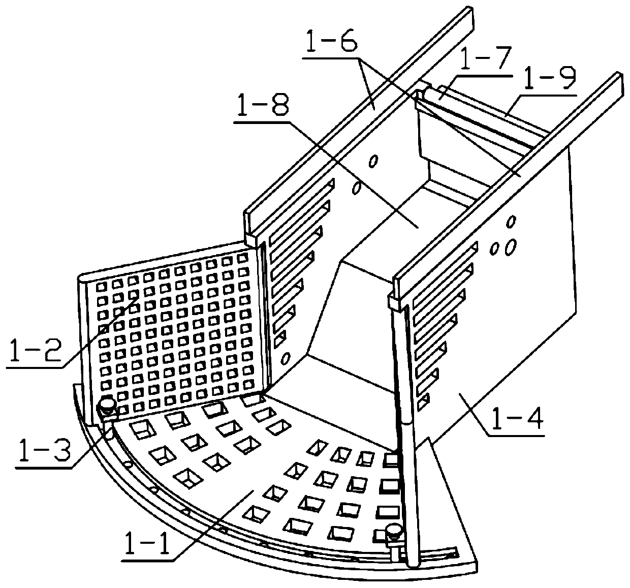 Hydraulic engineering channel cleaning device