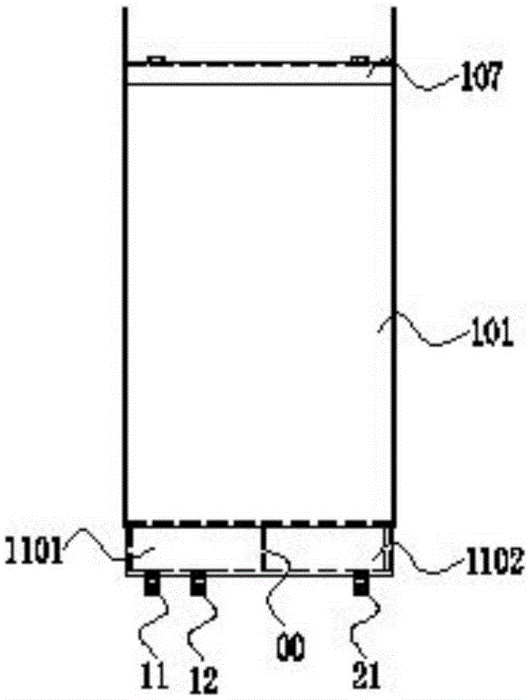 Air cooler based on chamfered platform structure