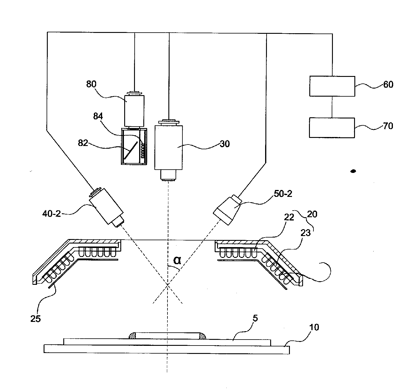 Vision testing device with enhanced image clarity