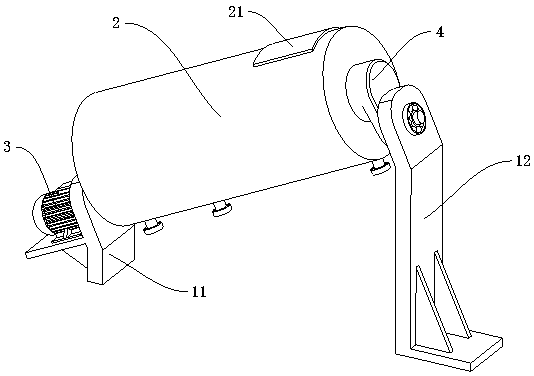 Sewage flocculation treatment device