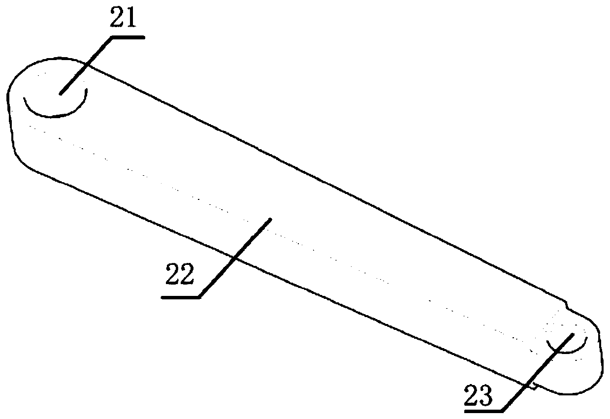 Size adjustable boat anchor used for water surface positioning of stone dumper