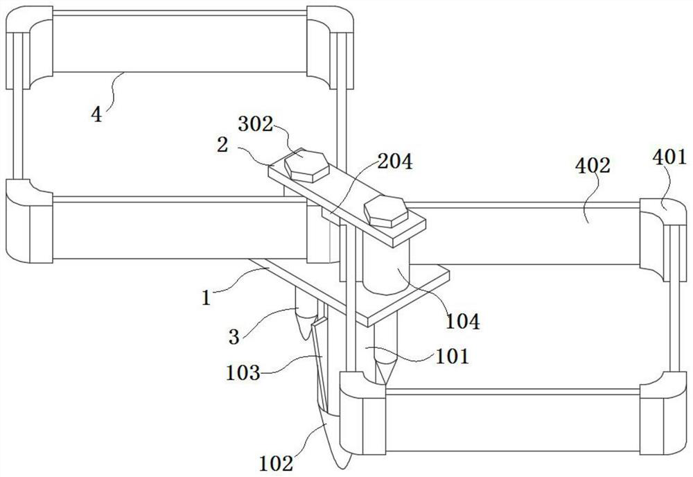 A kind of civil cell used for mine slope fixation