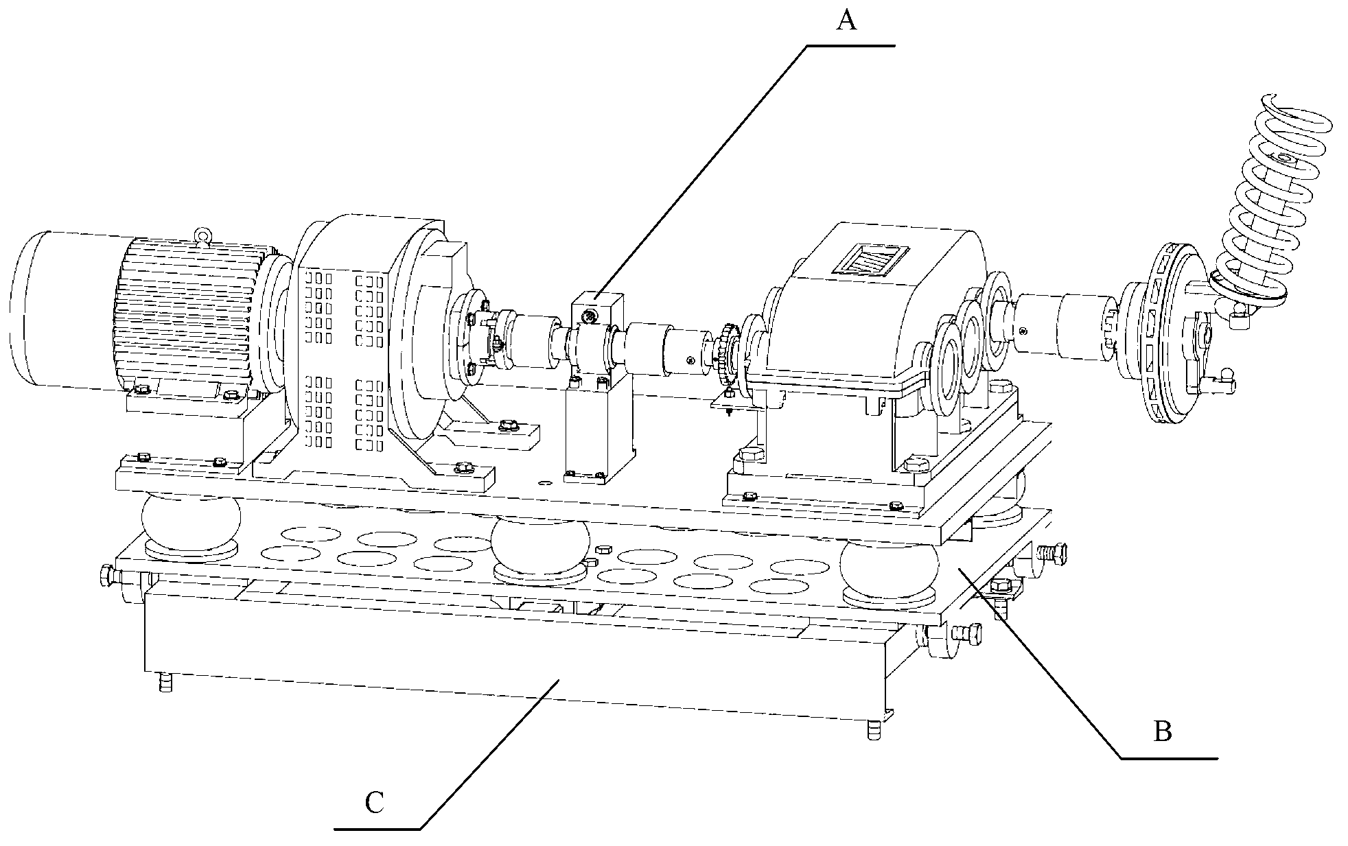 Torque controllable accident vehicle braking force detecting device