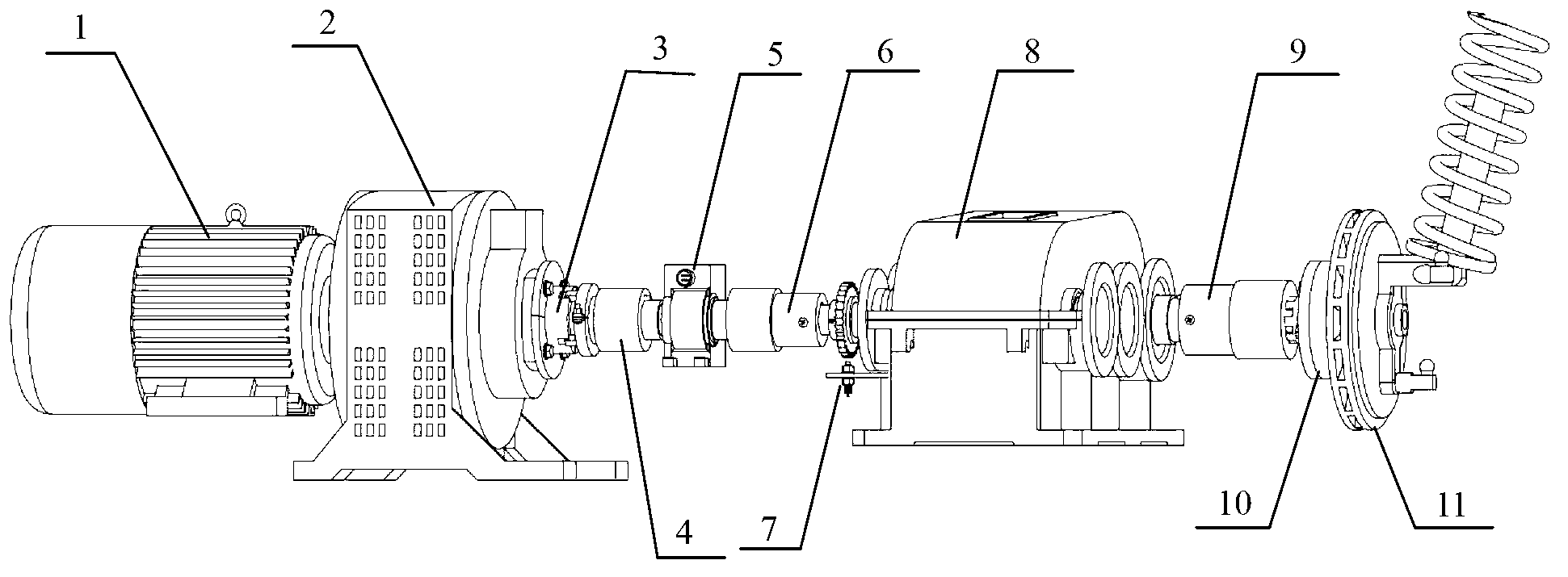 Torque controllable accident vehicle braking force detecting device