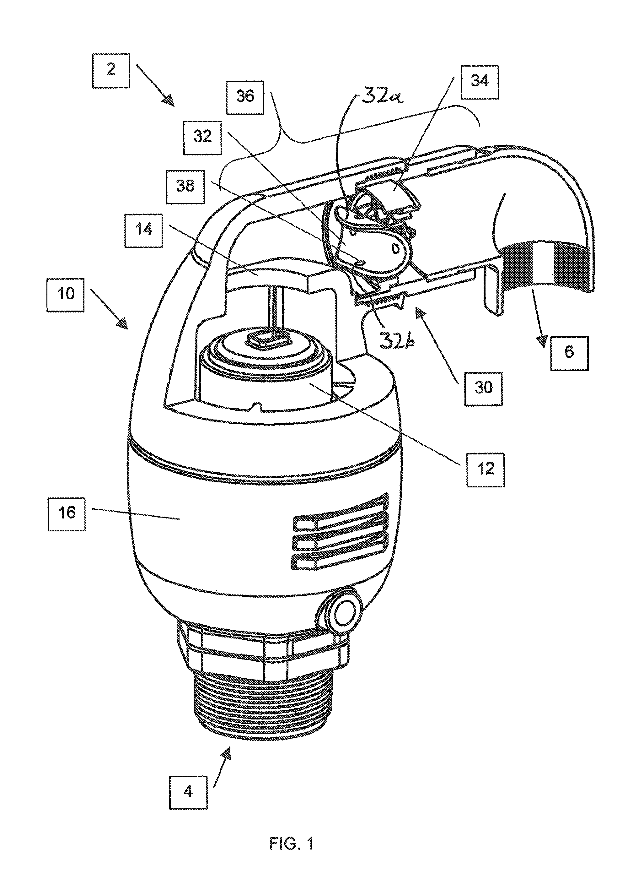 Air release valve with elastic rolling shutter