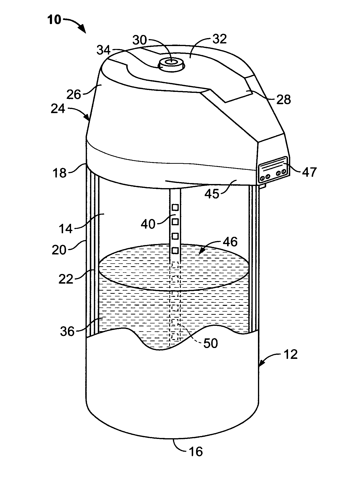 Airpot beverage dispenser and method
