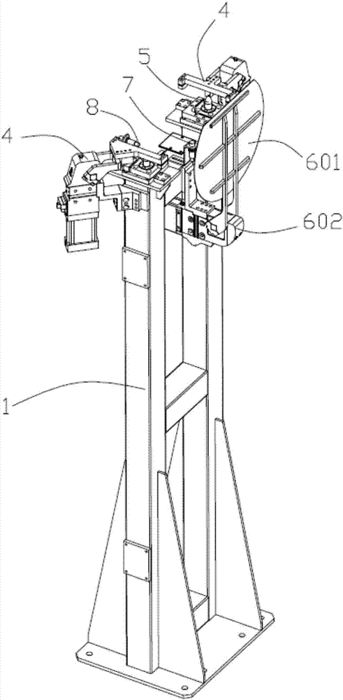 Grinding head replacing system and robot grinding system