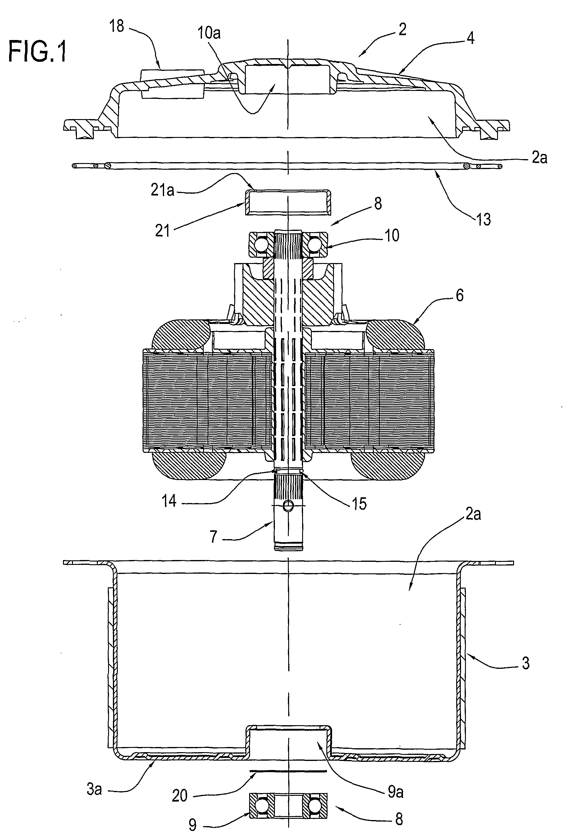 Method for assembling an electric motor and motor obtained using this method