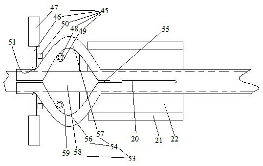 Push type wire stripping method