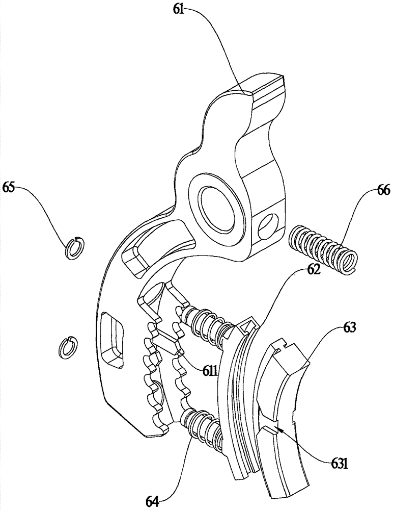 Variable speed mechanism for tractor