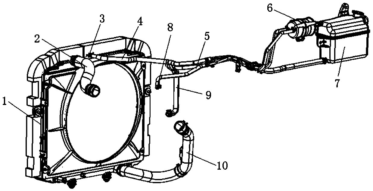 A kind of vehicle cooling constant and cooling system