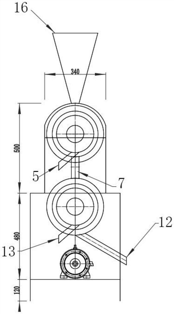 Multifunctional red date pulping separator