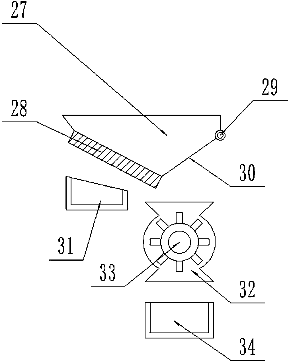 Scrap iron collecting device applied to machining