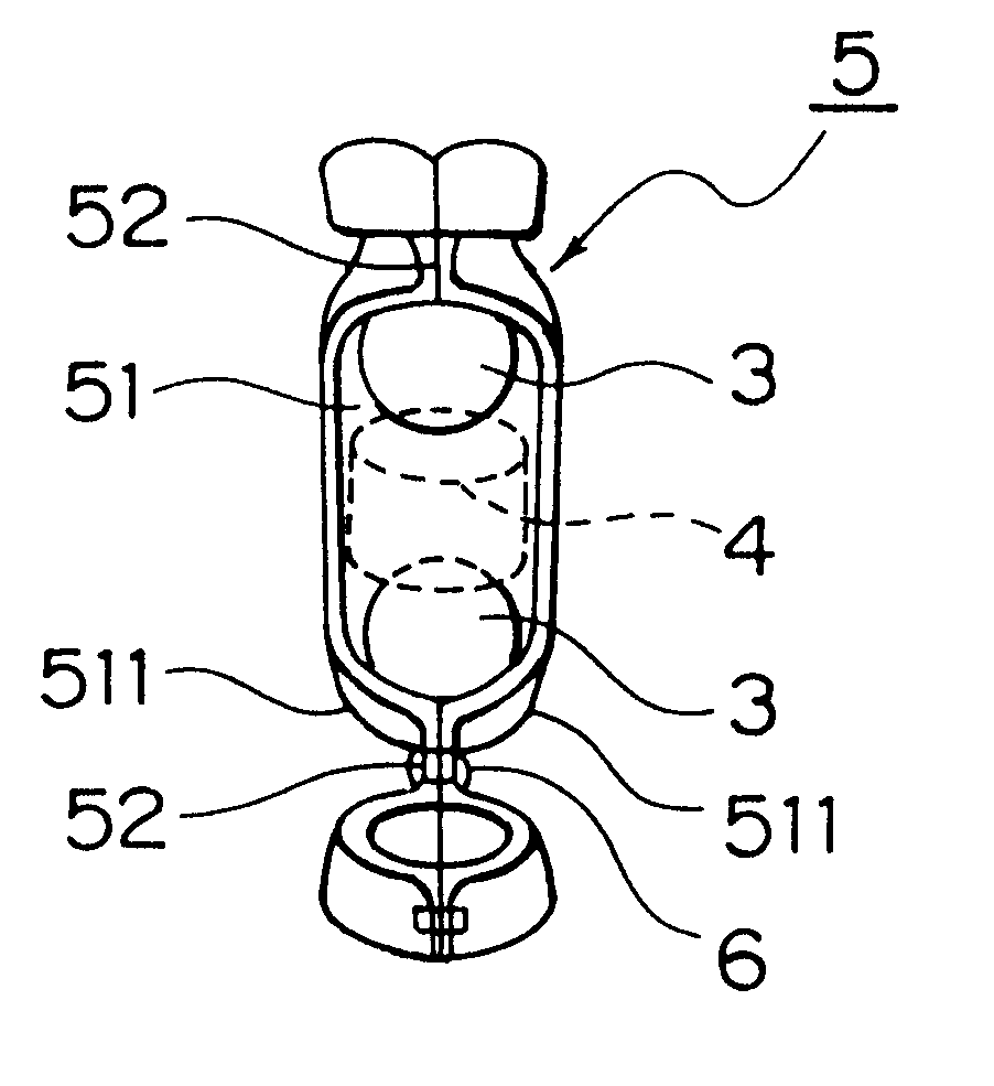 Solid lubricating rolling bearing