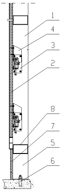 Bidirectional adjustable hanging wall panel