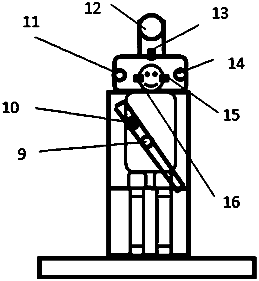 Sound quality active control testing device for passenger car seat