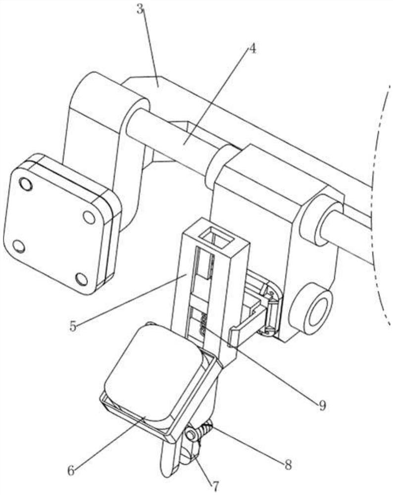 Edge deburring device for rock plate machining