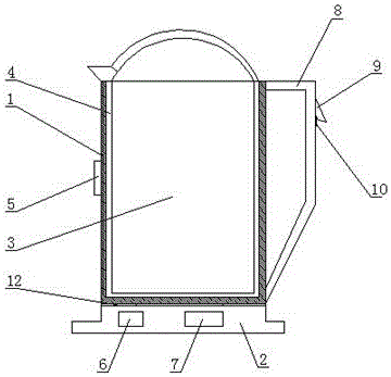 Water boiling device based on counter