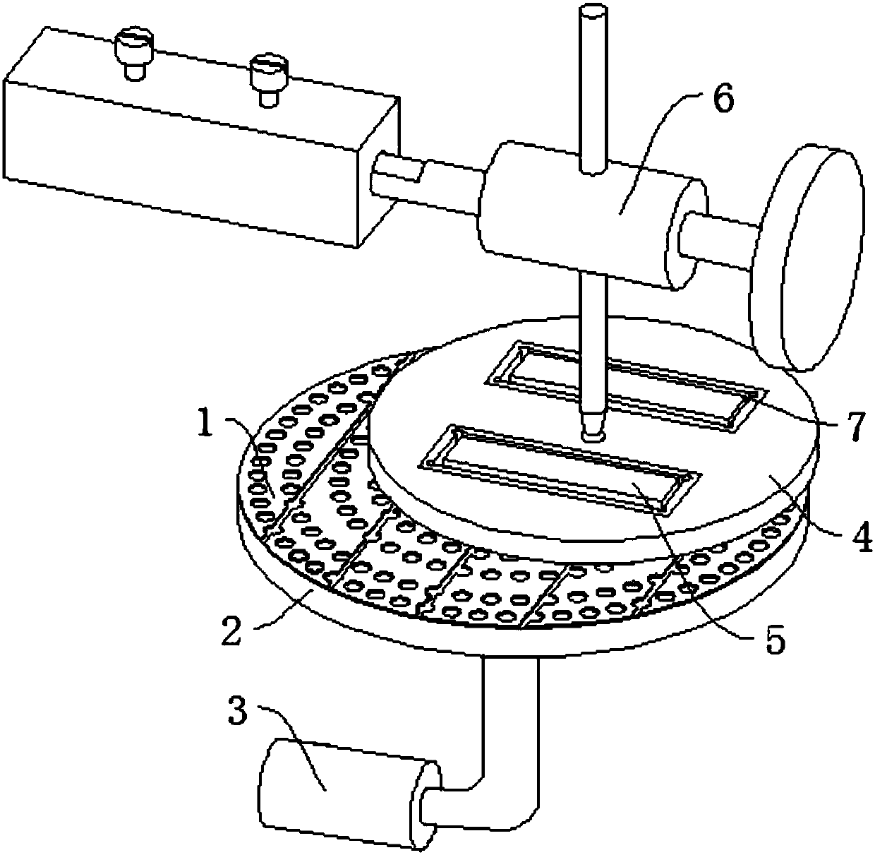 Optical lens polishing device and polishing process