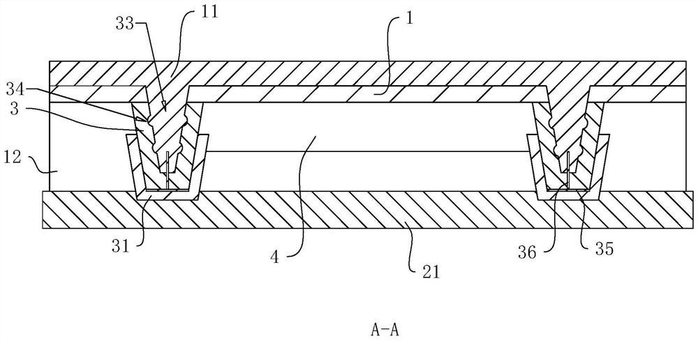 Novel large-span ribbed beam laminated slab and construction method