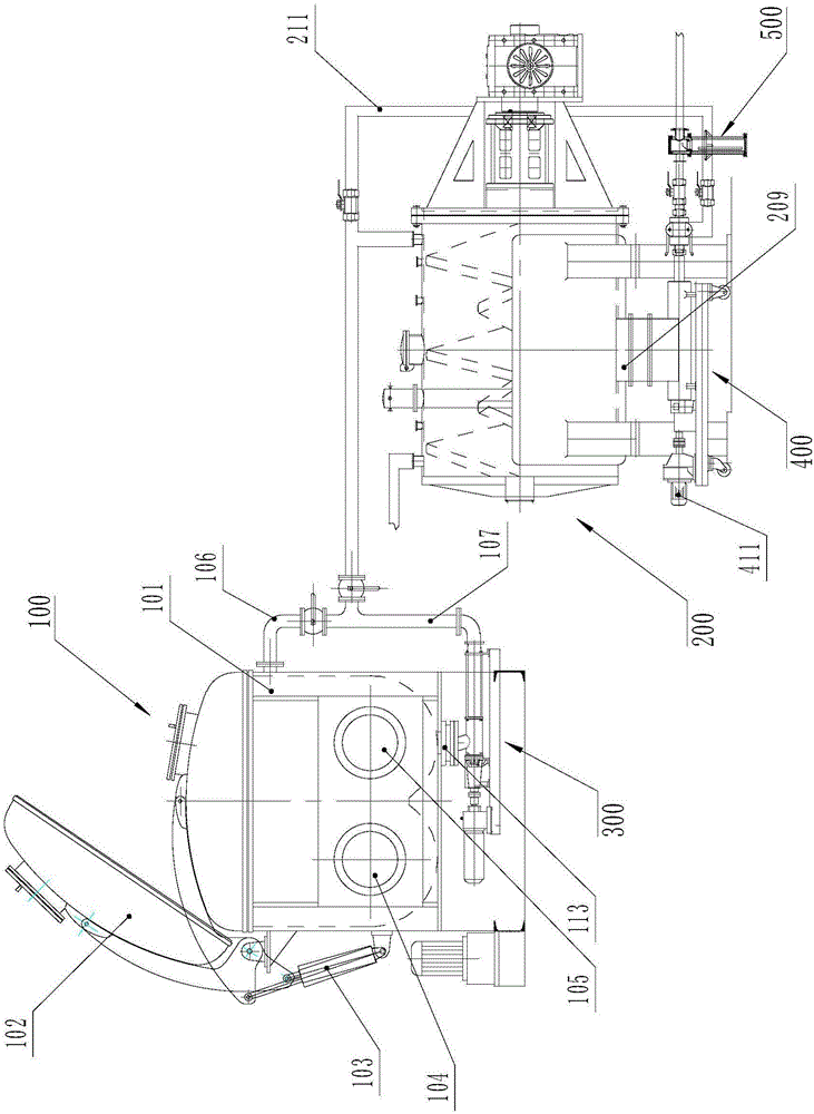 Production line for preparing welding seam glue