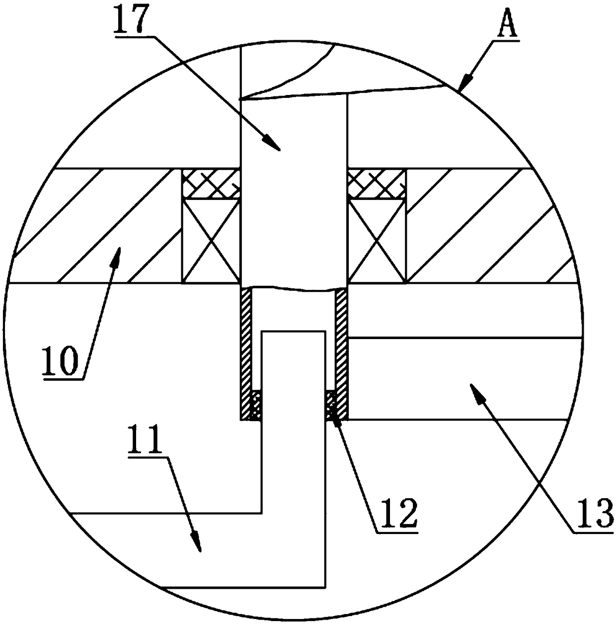 Feed mixing device with drying function