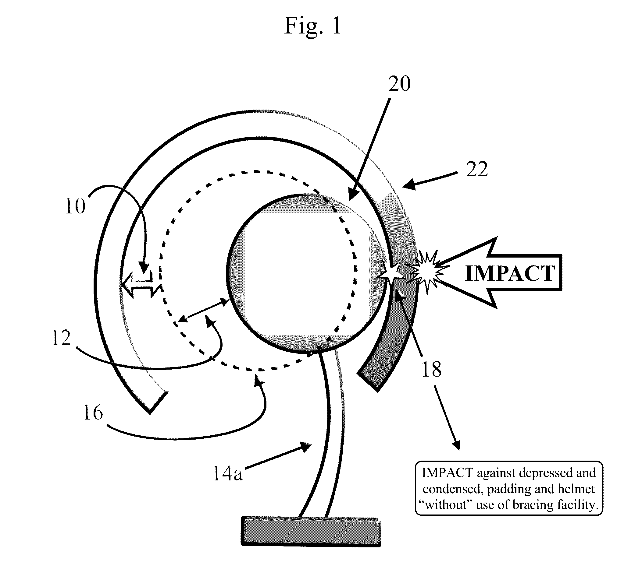 Integrated Head and Neck Tandem-Bracing Device for Protective Helmets