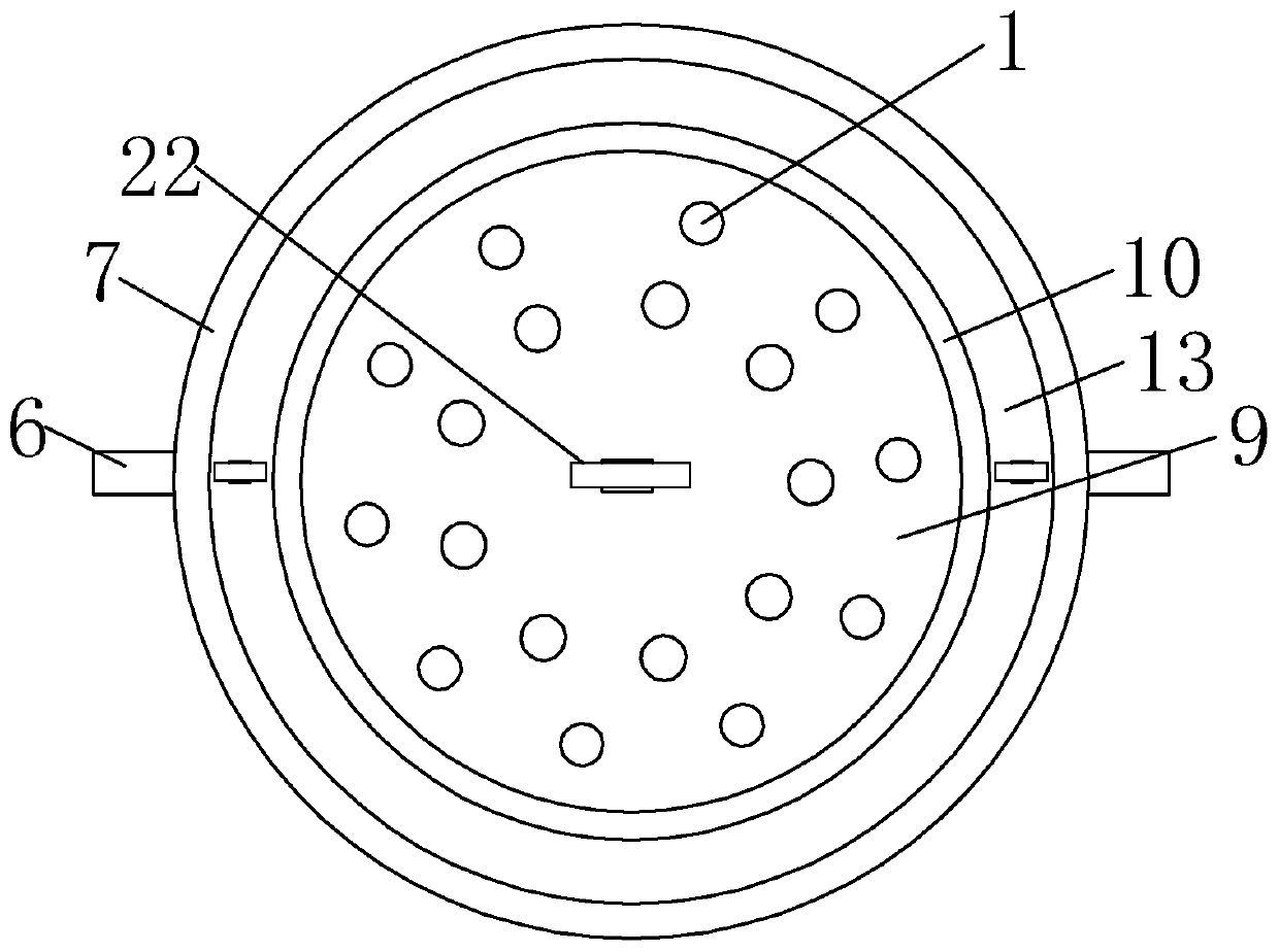 An anti-clogging floor drain for construction engineering drainage