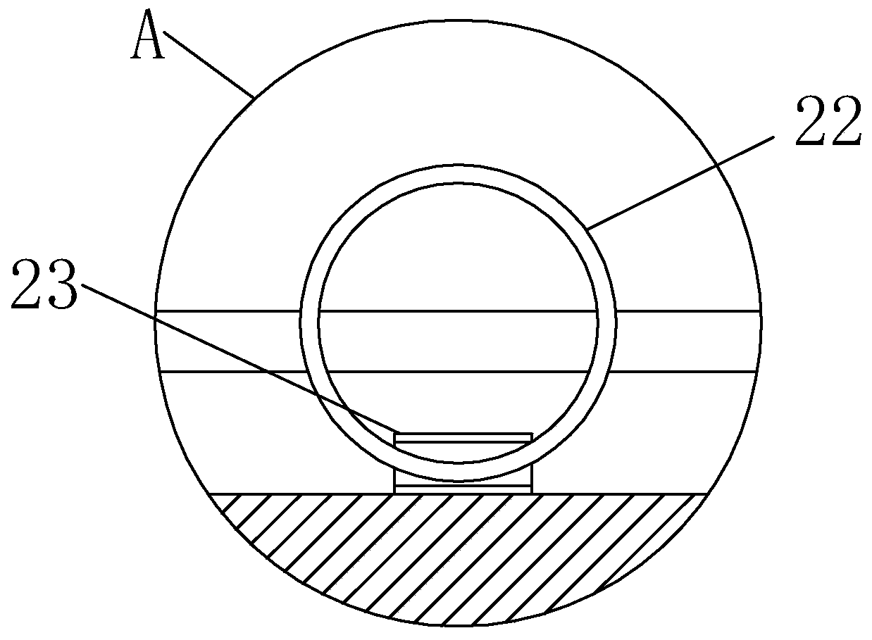 An anti-clogging floor drain for construction engineering drainage