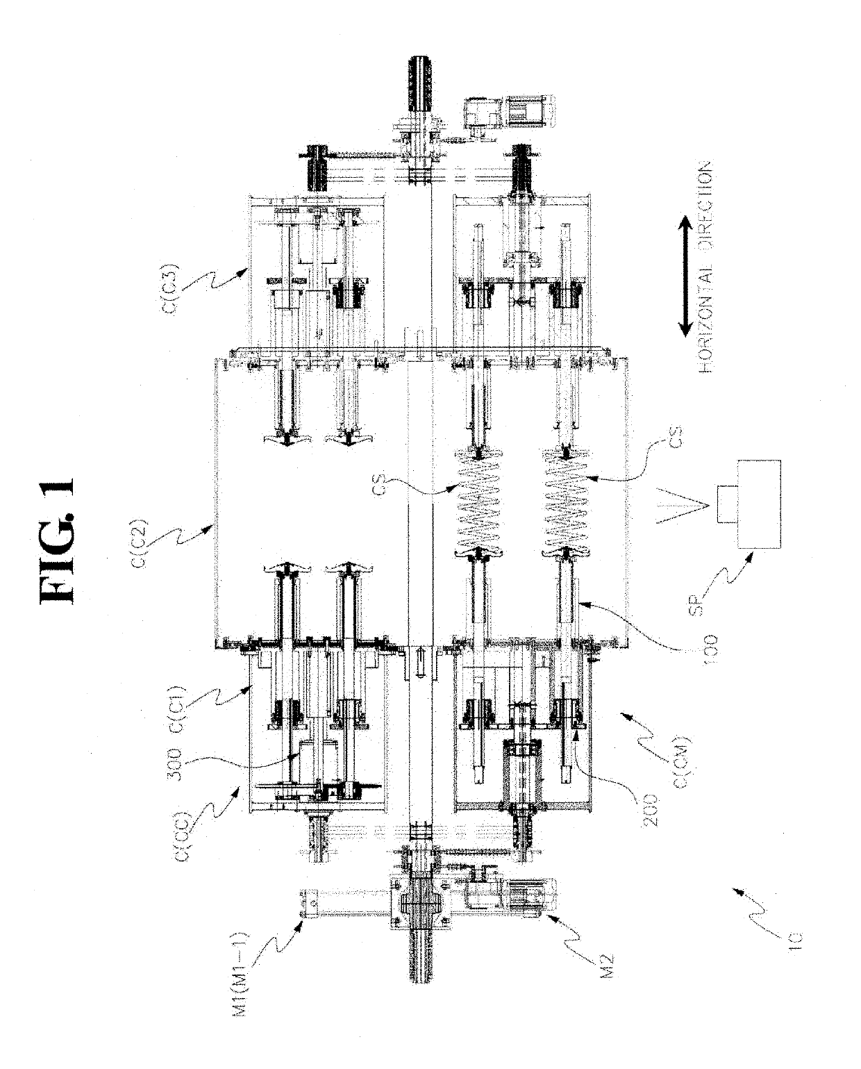 Continuous shot peening apparatus and method for coil spring