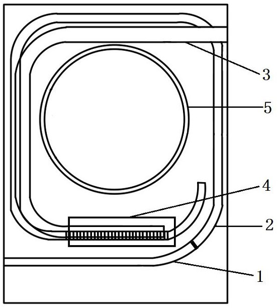 Narrow-linewidth tunable laser device and preparation method thereof